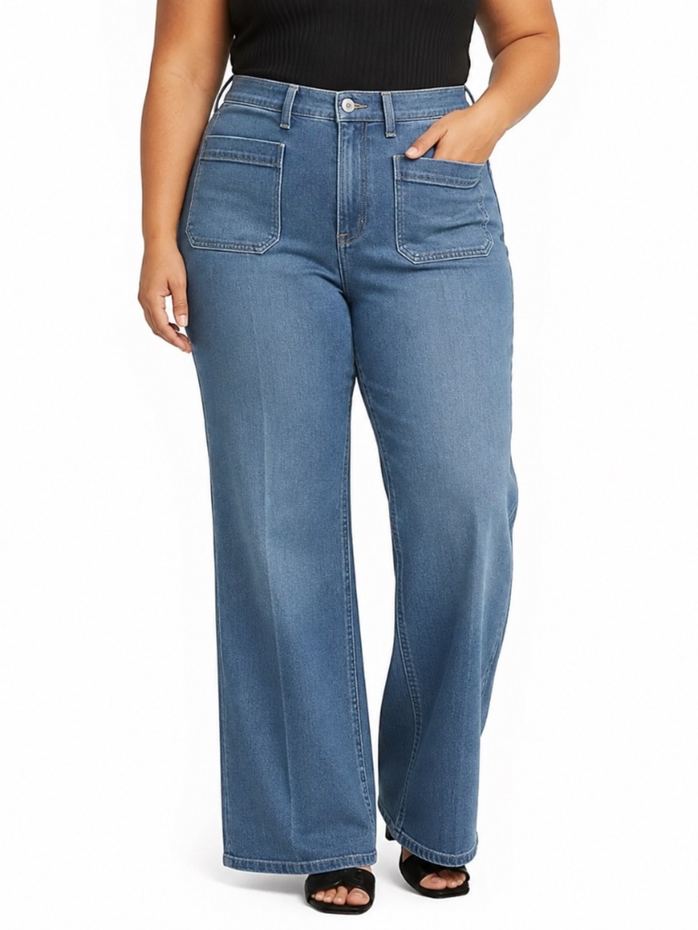 SPANX - Patch Pocket Flare‎ Jeans